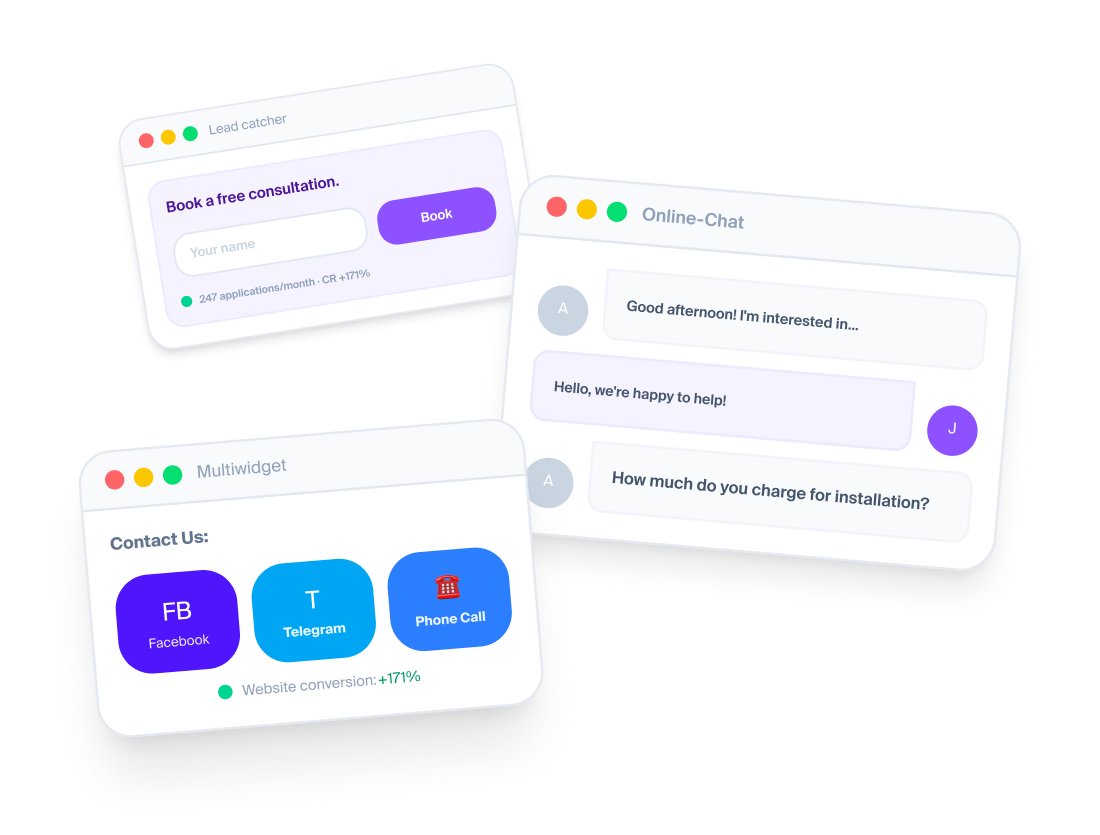 Higher website conversion