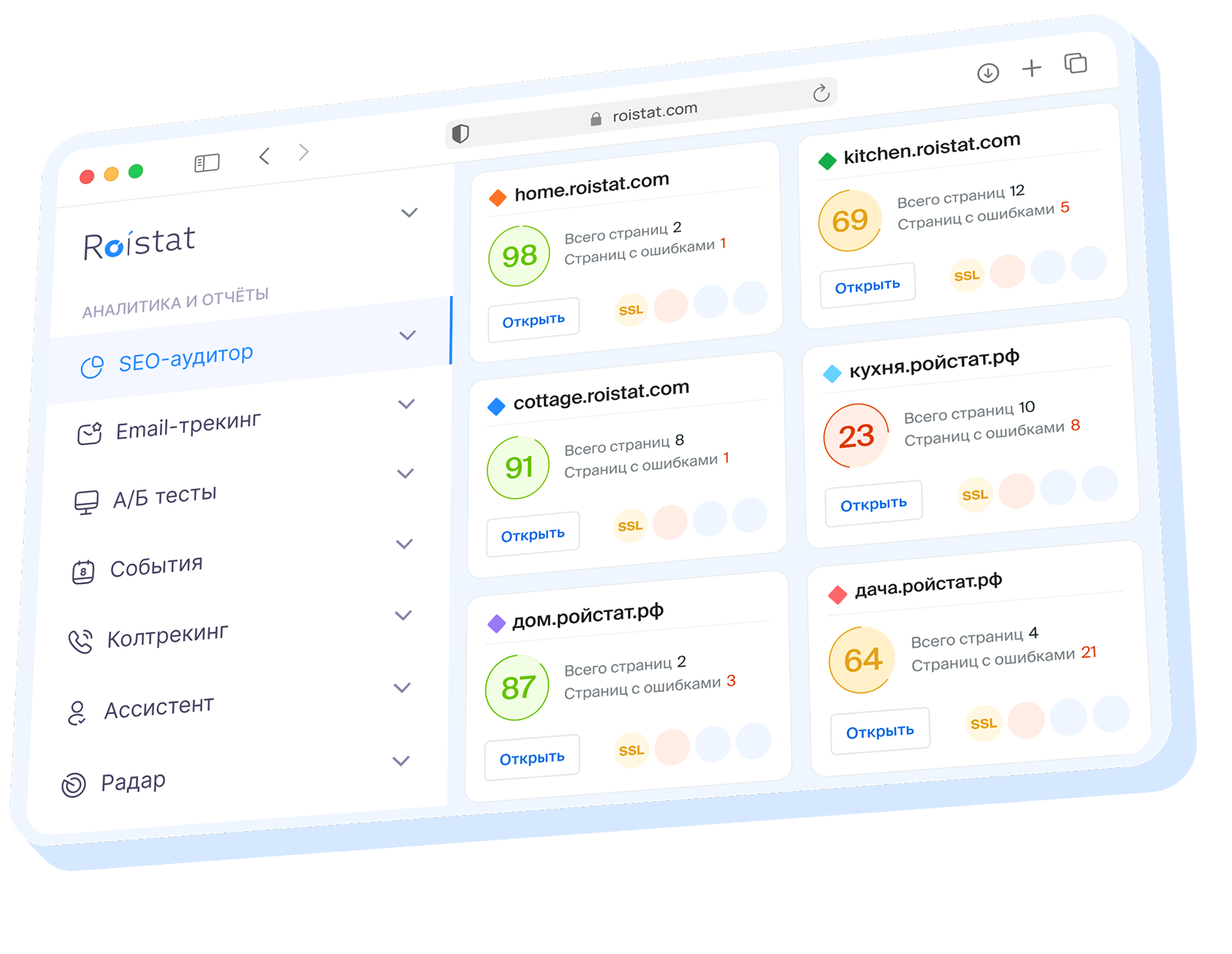 Панель SEO-Аудитор