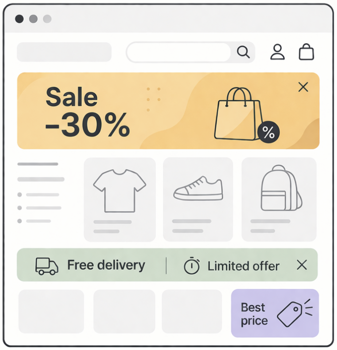 Пример некорректных баннеров